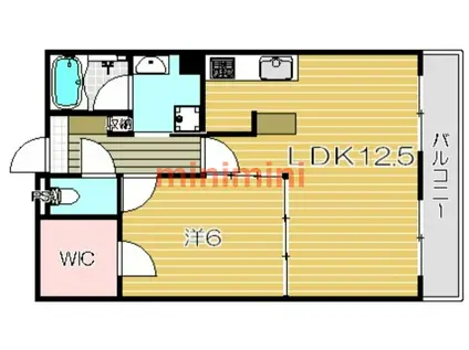 ラマージュIII(1LDK/1階)の間取り写真
