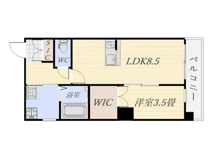 KOU・KOU BLDG(1LDK/2階)の間取り写真