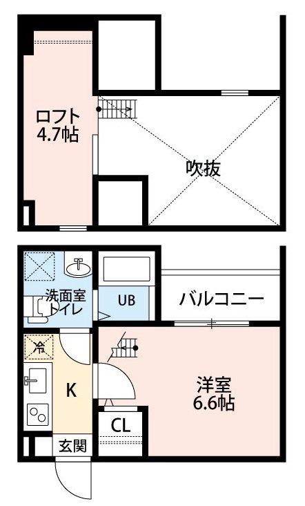 プレティオーザI東山(1K/1階)の間取り写真