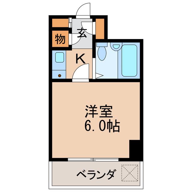 フィールドシティ新栄第3(1K/7階)の間取り写真
