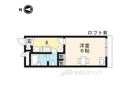 レオパレスITO(1K/1階)の間取り写真