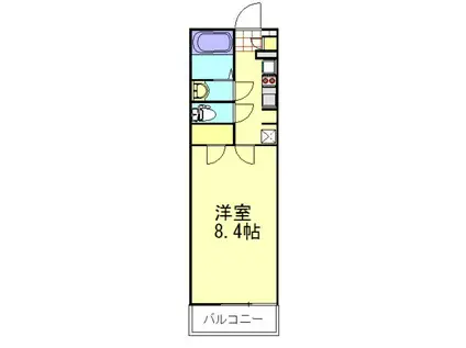 クレイノプレシャス SRK(1K/1階)の間取り写真