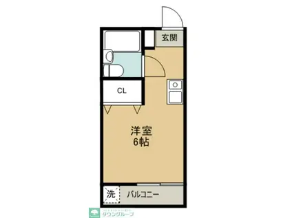 プリマ田無(ワンルーム/2階)の間取り写真