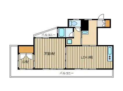 スコッチハウス(1SLDK/2階)の間取り写真