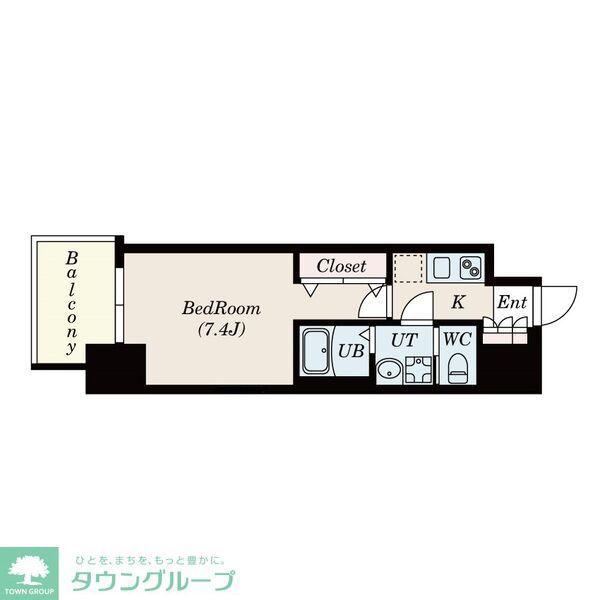 S-RESIDENCE名駅南(1K/2階)の間取り写真