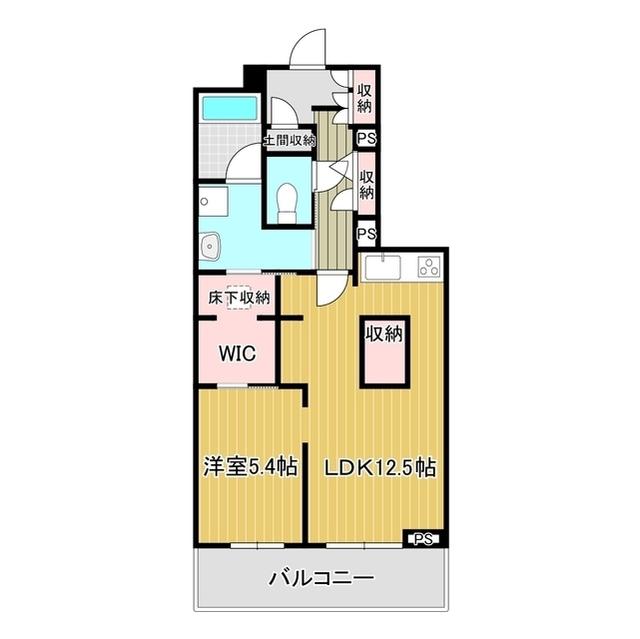アンビハウス グランデ(1LDK/1階)の間取り写真
