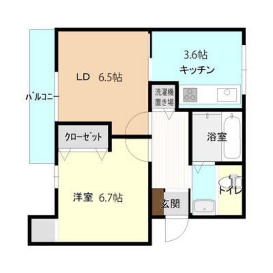 レジェンドII(3LDK/3階)の間取り写真