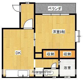 グレイスフルハイツ3(1DK/3階)の間取り写真