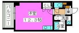 スーペリアニューハイム薬院(ワンルーム/3階)の間取り写真