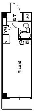 ロイヤルコート学芸大(ワンルーム/3階)の間取り写真