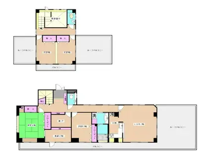 ランドスケープ高島平(4SLDK/4階)の間取り写真