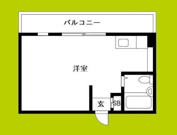 エイチツーオー第7ビル(ワンルーム/3階)の間取り写真