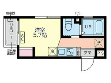 ホワイトパレス 南烏山3丁目(ワンルーム/3階)の間取り写真