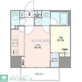 SYFORME OMIYA(1LDK/6階)の間取り写真