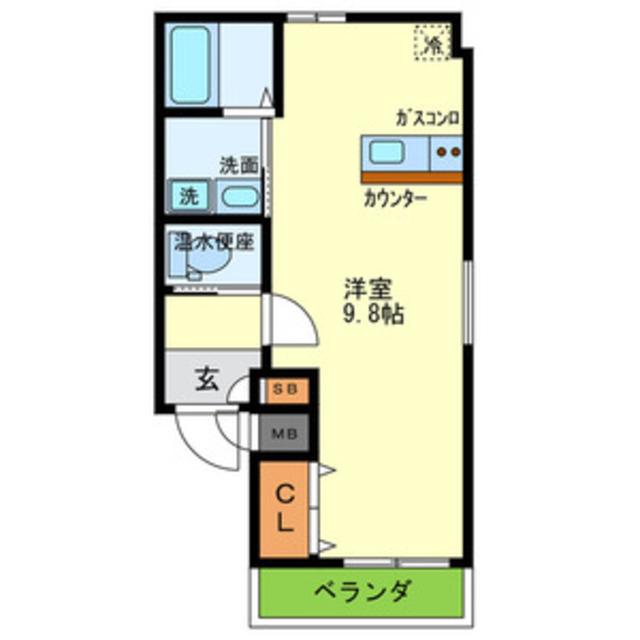 ハイム・エトワール(1K/3階)の間取り写真