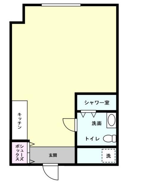 ベルメゾン町田(ワンルーム/2階)の間取り写真