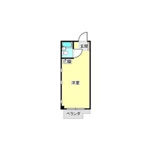エースフラッツ(ワンルーム/3階)の間取り写真
