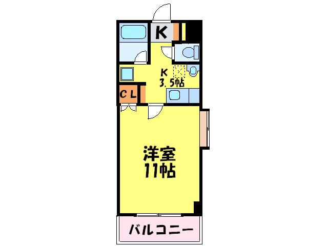 ピュアハイム(1K/5階)の間取り写真