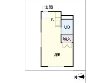 ベストライフマンション(ワンルーム/2階)の間取り写真