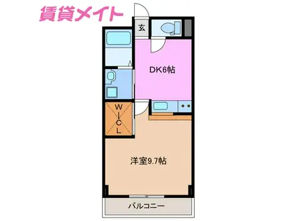 ディモーラ プリマベーラ(1DK/1階)の間取り写真