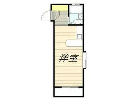 メゾン・ド・メルヴェーユ(ワンルーム/1階)の間取り写真