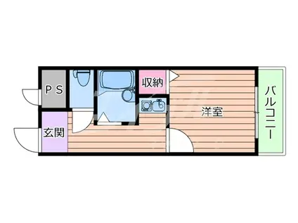 エミネンスヨシムラ(1K/5階)の間取り写真