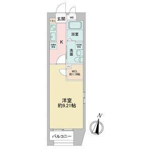 GRANDUKE SUZUKA(1K/10階)の間取り写真