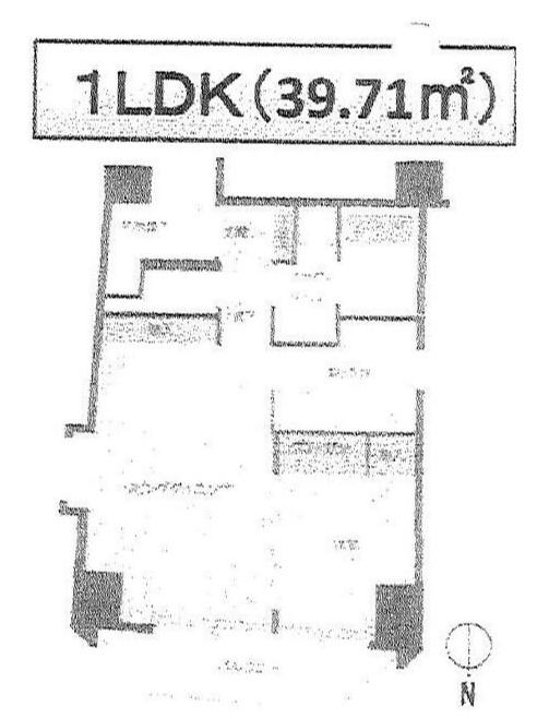 バージュアル新御徒町(1LDK/8階)の間取り写真