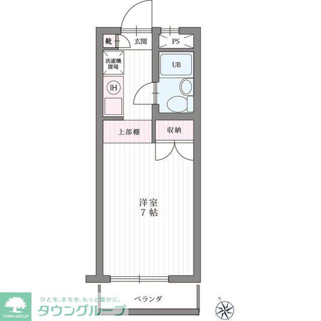 ARK HOUSE ASAGAYA(ワンルーム/3階)の間取り写真
