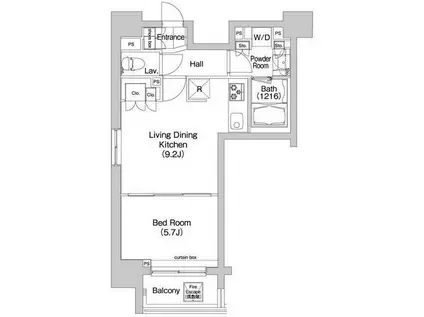 コンフォリア三田イースト(1LDK/11階)の間取り写真