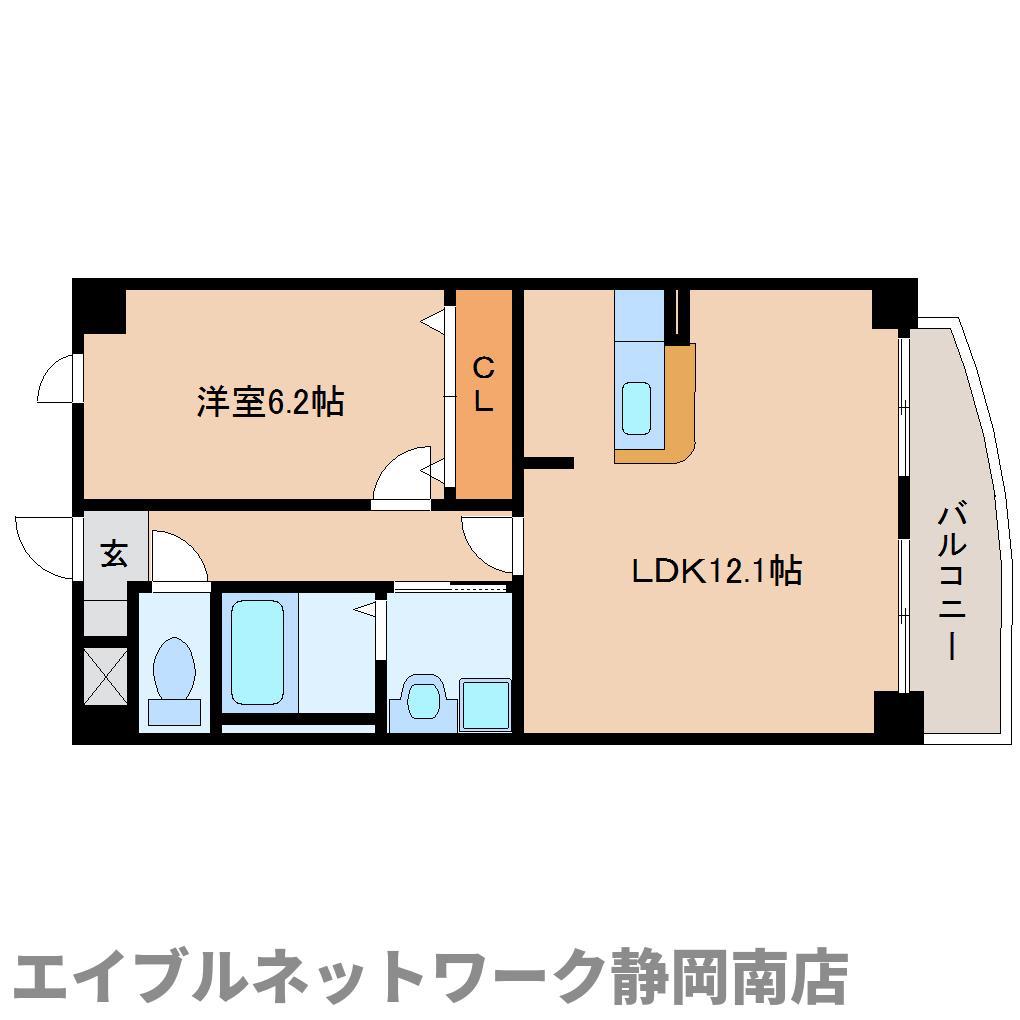 アルカンシエル(1LDK/5階)の間取り写真