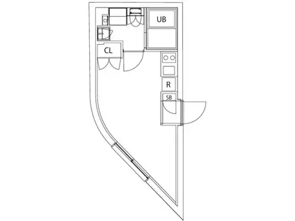 CITY WALK王子DUE(ワンルーム/2階)の間取り写真