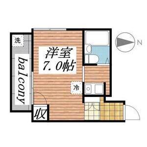プレアール名古屋原(ワンルーム/6階)の間取り写真