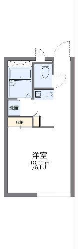 レオパレスマメゾン(1K/2階)の間取り写真