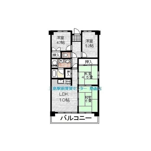 メゾンミタ(4LDK/4階)の間取り写真