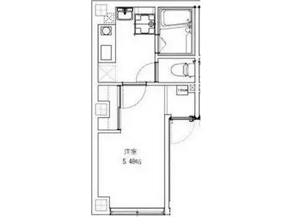 PREMIUM RESIDENCE MINOWA(1K/4階)の間取り写真