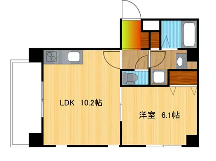 マイライフガーデンPART2(1LDK/2階)の間取り写真