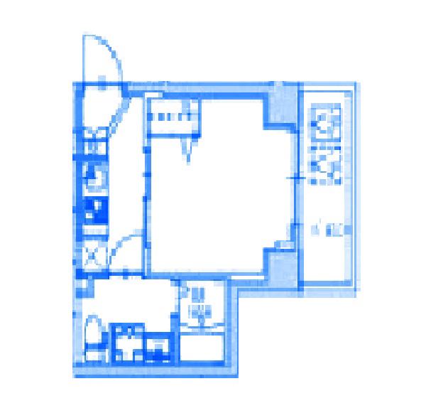 S-RESIDENCE妙蓮寺(1K/1階)の間取り写真