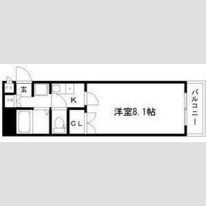 TS五輪ビル(1K/5階)の間取り写真