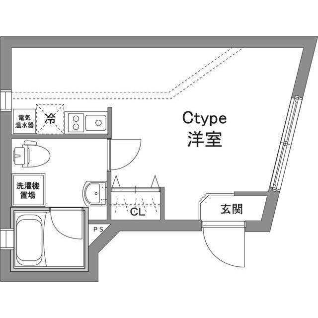 KAMIKITA TERRACE(ワンルーム/4階)の間取り写真
