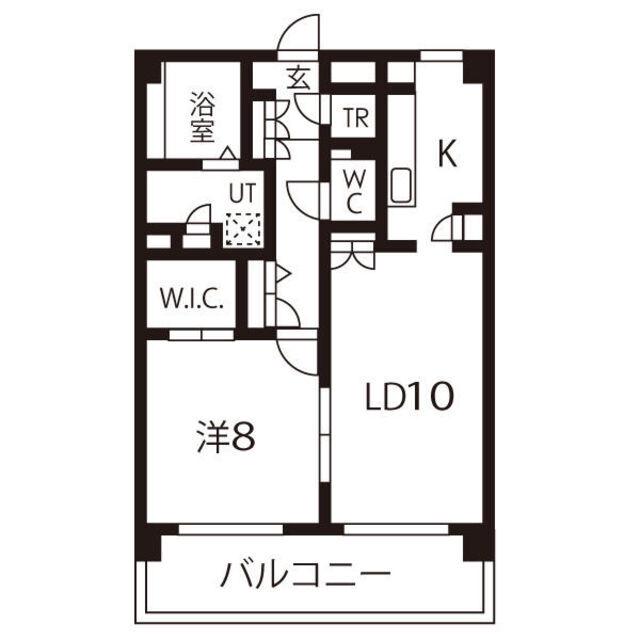 エルーデメイファ(1LDK/3階)の間取り写真
