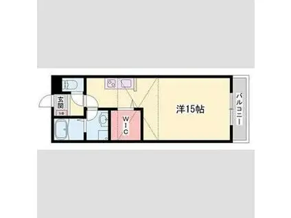 メゾンドフィールド(ワンルーム/2階)の間取り写真