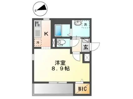 MKレジデンスワセダ(1K/5階)の間取り写真