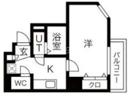 LUXE十三東(1K/2階)の間取り写真