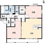 ダイナエレガント(2LDK/3階)の間取り写真