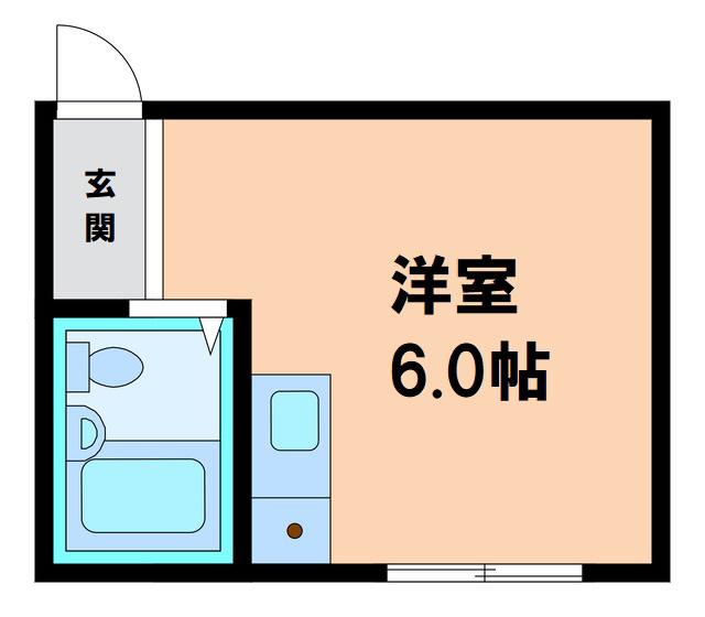 ファッション長居ハイツ(ワンルーム/3階)の間取り写真