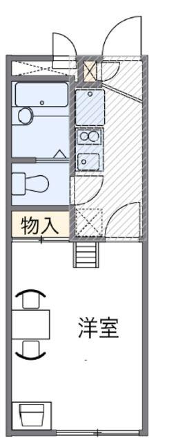 レオパレスプリムローズ(1K/3階)の間取り写真