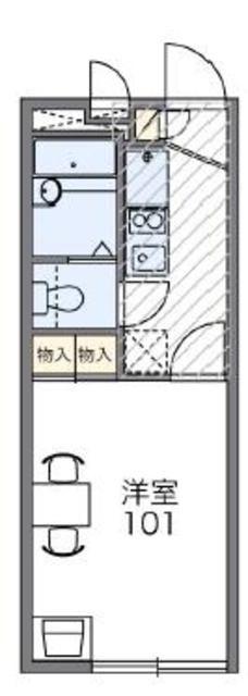 レオパレスオリーブ(1K/2階)の間取り写真