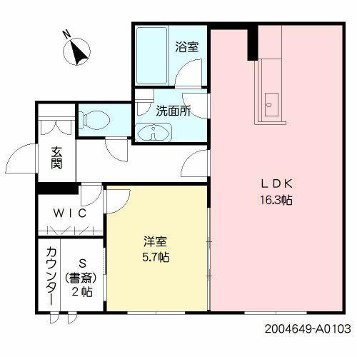 RICCO藤崎宮(1SLDK/1階)の間取り写真