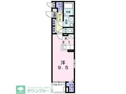 ステラ レジーナ(1K/3階)の間取り写真